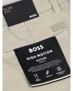 BOSS Mens Kaiton-1 Chino Trousers Beige -Repertoire Fashion Store boss mens kaiton 1 chino trousers beige p46611 320145 image