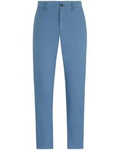 BOSS Mens Kaiton Slim Fit Chino Trousers Blue