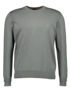 BOSS Mens Kanovano Crew Jumper Grey