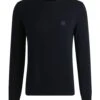 BOSS Mens Kanovano_S Patch Logo Jumper Dark Blue -Repertoire Fashion Store boss mens kanovano s patch logo jumper dark blue p46993 320486 image