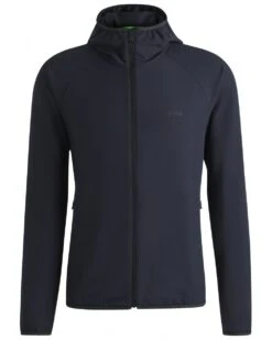 BOSS Mens L_Commuter Zip Jacket Dark Blue