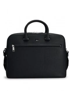 BOSS Mens Logo Document Case Bag Black