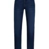 BOSS Mens Main Regular Fit Jeans Dark Blue