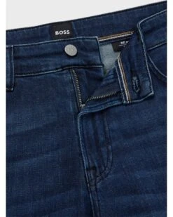 BOSS Mens Main Regular Fit Jeans Dark Blue -Repertoire Fashion Store boss mens main regular fit jeans dark blue p45010 290167 image