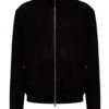 BOSS Mens Mersey1 Suede Panel Knit Sleeve Jacket Black 10 BOSS Mens Mersey1 Suede Panel Knit Sleeve Jacket Black -Repertoire Fashion Store boss mens mersey1 suede panel knit sleeve jacket black p45152 292661 image
