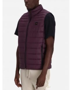 BOSS Mens Odeno-2 Gilet Dark Purple -Repertoire Fashion Store boss mens odeno 2 gilet dark purple p45977 303386 image