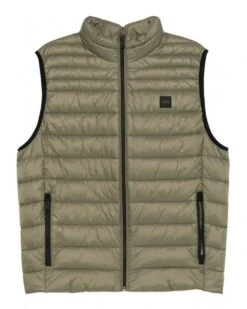 BOSS Mens Odeno 2 Packable Gilet Olive Green