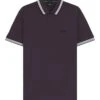 BOSS Mens Paddy Tipped Pique Polo Shirt Plum Purple 3 BOSS Mens Paddy Tipped Pique Polo Shirt Plum Purple -Repertoire Fashion Store boss mens paddy tipped pique polo shirt plum purple p47067 320254 image