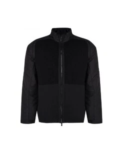 BOSS Mens Panoramica Hybrid Knit Jacket Black