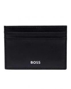 BOSS Mens Randy Card Case Wallet Black