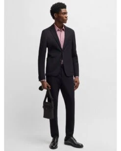 BOSS Mens Ray_N Zip Reporter Bag Black -Repertoire Fashion Store boss mens ray n zip reporter bag black p45909 313297 image