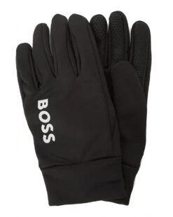 BOSS Mens Running Gloves Black