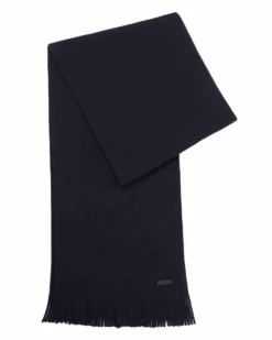 BOSS Mens Ruschel Scarf Navy