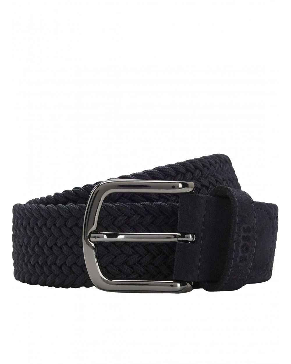 BOSS Mens Sash-Wine Woven Belt Dark Blue 1 BOSS Mens Sash-Wine Woven Belt Dark Blue