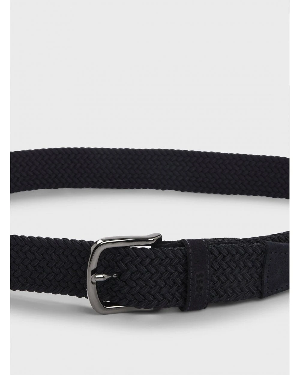 BOSS Mens Sash-Wine Woven Belt Dark Blue 4 BOSS Mens Sash-Wine Woven Belt Dark Blue - Image 4