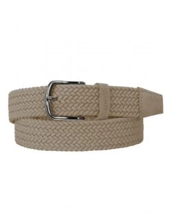 BOSS Mens Sash-Wine Woven Belt Light Brown