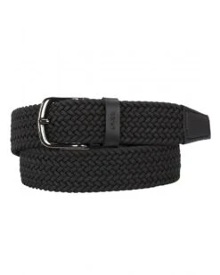 BOSS Mens Sash-Wn Belt Black