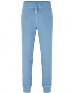 BOSS Mens Sefadelong Relaxed Fit Sweatpants, Pastel Blue Joggers
