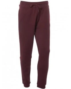 BOSS Mens Sestart Cotton Terry Sweatpants Dark Red