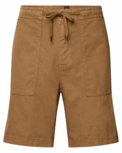 BOSS Mens Silsa Cargo Shorts Open Beige