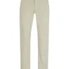 BOSS Mens Slim Fit Chino Trousers Light Beige