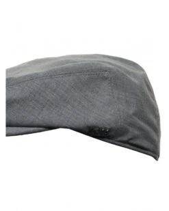 BOSS Mens Steffan Flat Cap Medium Grey -Repertoire Fashion Store boss mens steffan flat cap medium grey p45912 313314 image