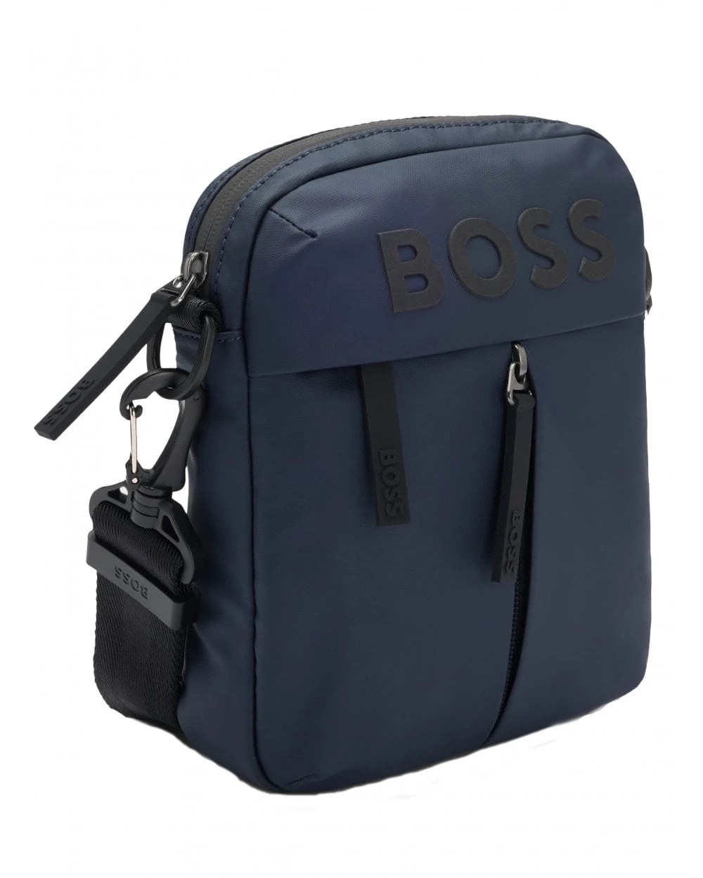 BOSS Mens Stormy NS Zip Reporter Bag Dark Blue 1 BOSS Mens Stormy NS Zip Reporter Bag Dark Blue