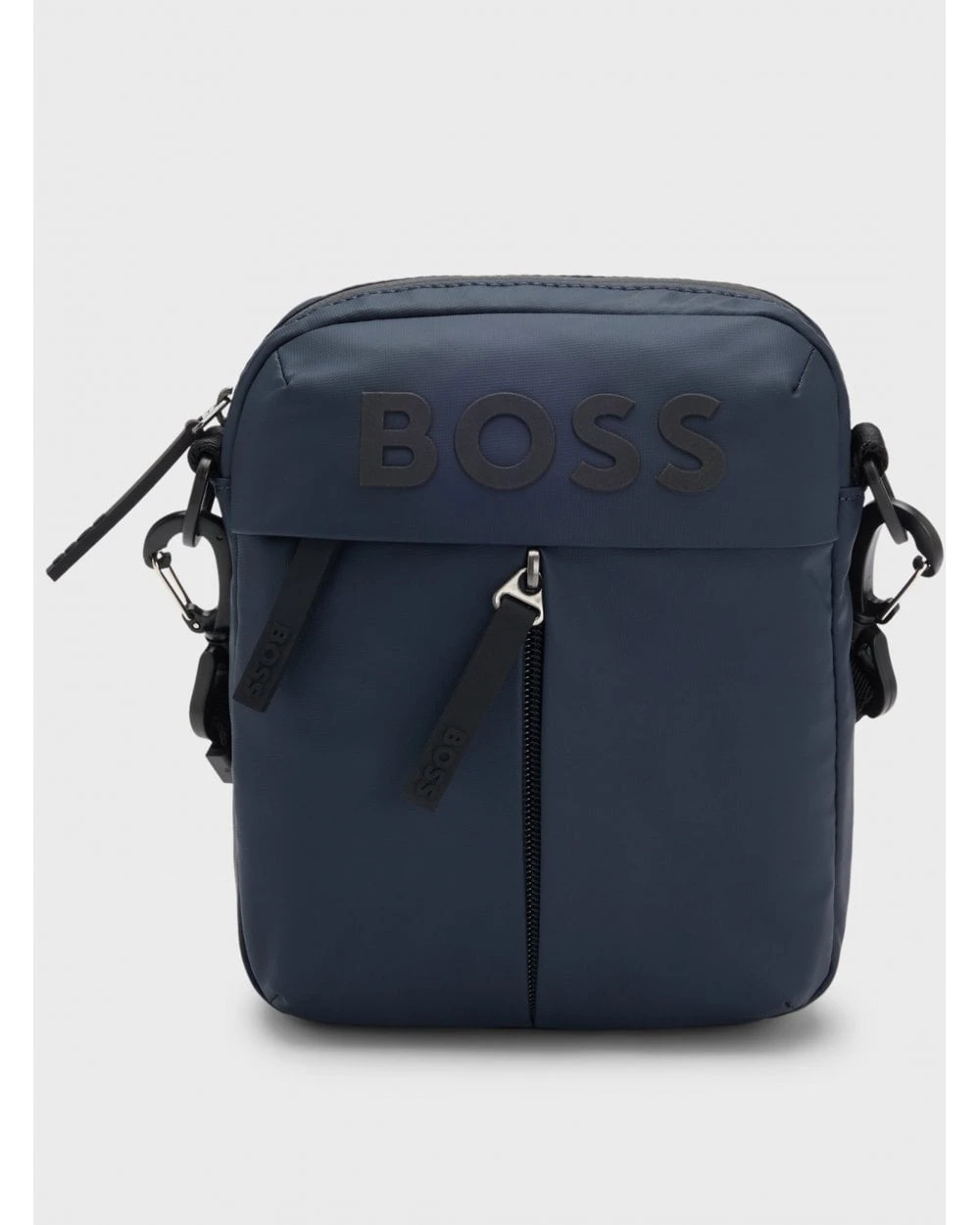 BOSS Mens Stormy NS Zip Reporter Bag Dark Blue 2 BOSS Mens Stormy NS Zip Reporter Bag Dark Blue - Image 2
