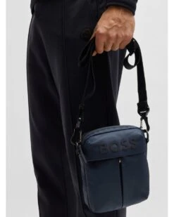 BOSS Mens Stormy NS Zip Reporter Bag Dark Blue 10 BOSS Mens Stormy NS Zip Reporter Bag Dark Blue -Repertoire Fashion Store boss mens stormy ns zip reporter bag dark blue p46736 317745 image