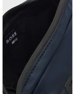 BOSS Mens Stormy NS Zip Reporter Bag Dark Blue 12 BOSS Mens Stormy NS Zip Reporter Bag Dark Blue -Repertoire Fashion Store boss mens stormy ns zip reporter bag dark blue p46736 317747 image