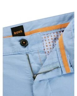BOSS Mens Stretch Slim Chino Shorts Light Blue -Repertoire Fashion Store boss mens stretch slim chino shorts light blue p44973 286887 image
