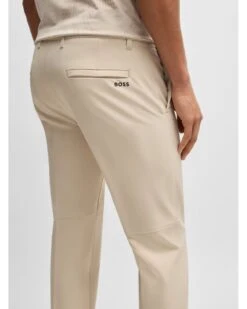 BOSS Mens T_Commuter Stretch Slim Trousers Beige -Repertoire Fashion Store boss mens t commuter stretch slim trousers beige p46513 312106 image