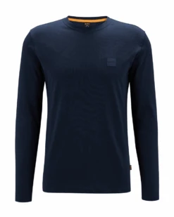 BOSS Mens Tacks T Shirt Navy