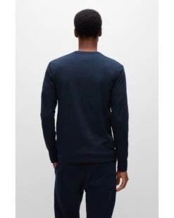 BOSS Mens Tacks T Shirt Navy -Repertoire Fashion Store boss mens tacks t shirt navy p43832 278317 image