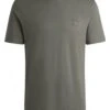 BOSS Mens Tales Logo Patch T-Shirt Grey
