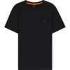 BOSS Mens Tales Patch Logo T-Shirt Black -Repertoire Fashion Store boss mens tales patch logo t shirt black p46985 320611 image