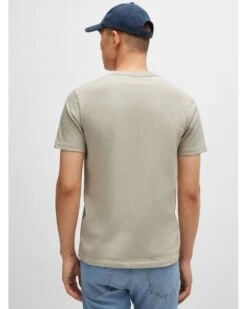 BOSS Mens Tales T-Shirt Light Beige -Repertoire Fashion Store boss mens tales t shirt light beige p46440 307180 image