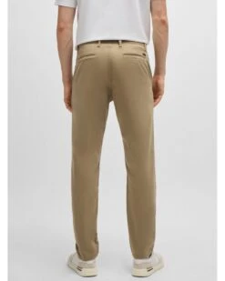 BOSS Mens Tapered Chino Trousers Beige -Repertoire Fashion Store boss mens tapered chino trousers beige p46462 307396 image