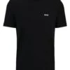 BOSS Mens Tee Contrast Logo T-Shirt Black -Repertoire Fashion Store boss mens tee contrast logo t shirt black p46488 307768 image