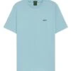 BOSS Mens Tee Logo T-Shirt Light Blue