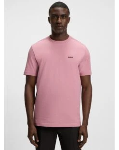 BOSS Mens Tee Logo T-Shirt Pink 6 BOSS Mens Tee Logo T-Shirt Pink -Repertoire Fashion Store boss mens tee logo t shirt pink p46622 315047 image