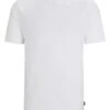 BOSS Mens Tiburt Linen T-Shirt White -Repertoire Fashion Store boss mens tiburt linen t shirt white p44979 285687 image