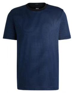 BOSS Mens Tiburt T-Shirt Dark Blue