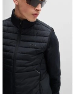 BOSS Mens V-Thor 2 Gilet Dark Blue -Repertoire Fashion Store boss mens v thor 2 gilet dark blue p45671 295081 image