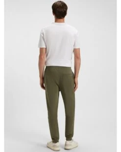 BOSS Mens Westart Patch Logo Tracksuit Bottoms Olive Green -Repertoire Fashion Store boss mens westart patch logo tracksuit bottoms olive green p46667 315763 image