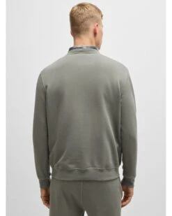 BOSS Mens Westart Terry Sweatshirt Grey -Repertoire Fashion Store boss mens westart terry sweatshirt grey p45692 299319 image