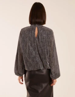 Puffball High Neck Top(Puffball High Next Top) -Repertoire Fashion Store bv222413 silver27847 2cd979a3 bdd7 4c7e 9804 2790f522bf8f