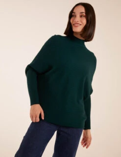 Ribbed Batwing Jumper(Ribbed Batwing Jumper)