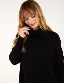 Ribbed Leggings & Cowl Neck Jumper Set(Ribbed Leggings Cowl Neck Jumper Set) 6 Ribbed Leggings & Cowl Neck Jumper Set(Ribbed Leggings Cowl Neck Jumper Set) -Repertoire Fashion Store bv246559 black 59631