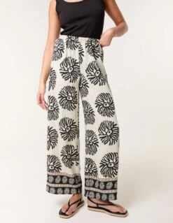 Elasticated Trousers(Elasticated Trousers) -Repertoire Fashion Store bv257208 black 50218